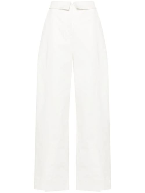 Pantalone donna ampio in gabardina Alberta Ferretti | AF030116240002